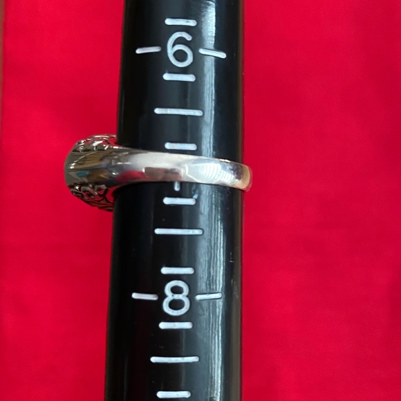 NWOT❣️Red Coral & Sterling Silver Ring❣️ - Picture 7 of 7